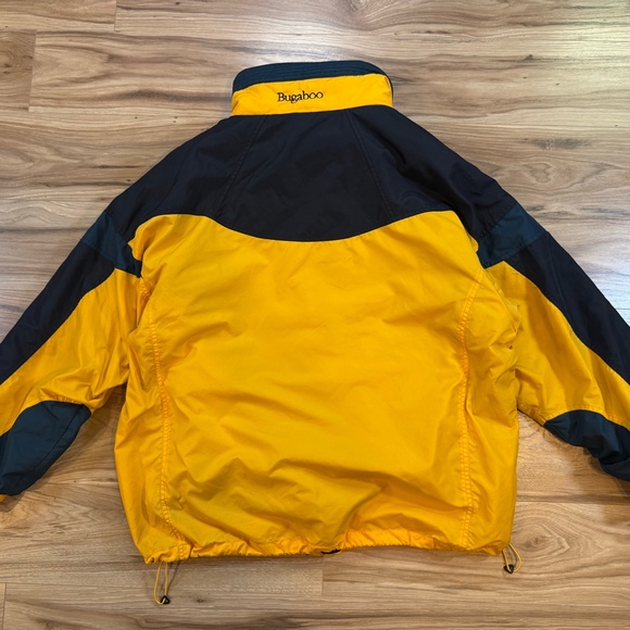 Columbia Bugaboo Jacket Women’s XL Yellow Black Vintage - Picture 2 of 10